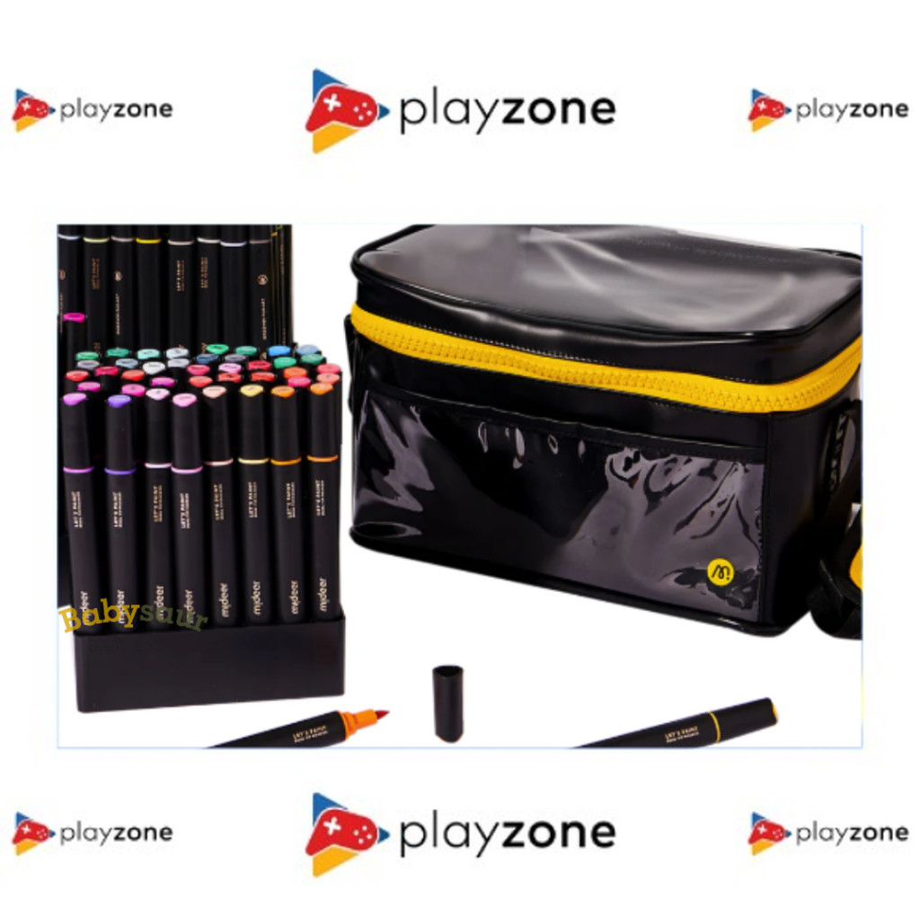 

Oil based Dual Tip Marker 120 Colors Coloring Set Bag Spidol Warna Warni Color Alat Mewarnai Anak