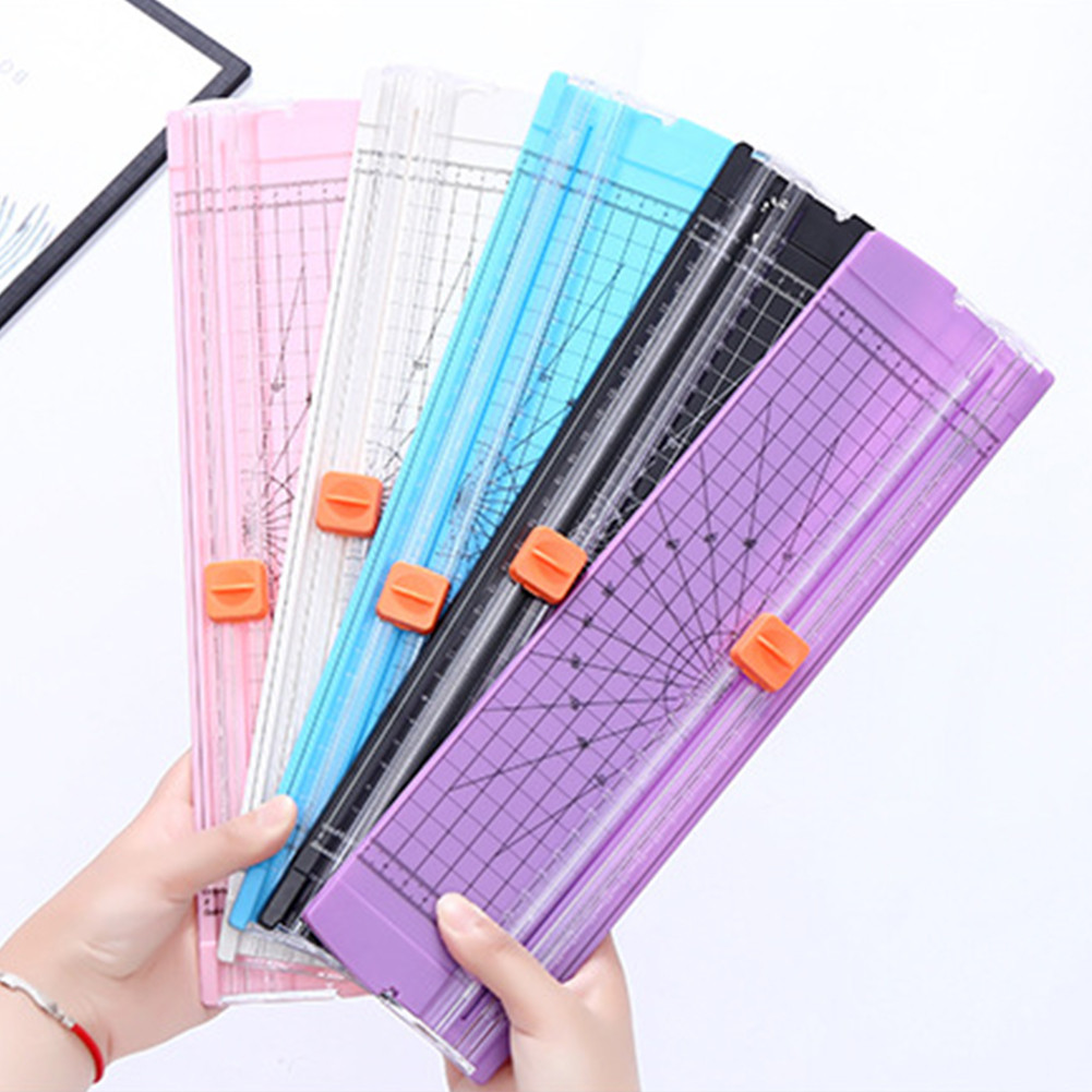 

A4 Paper Cutting Machine DIY Supplies Portable Scrapbook Cutter Replacement Blades Non-slip Accessories for Office Home School