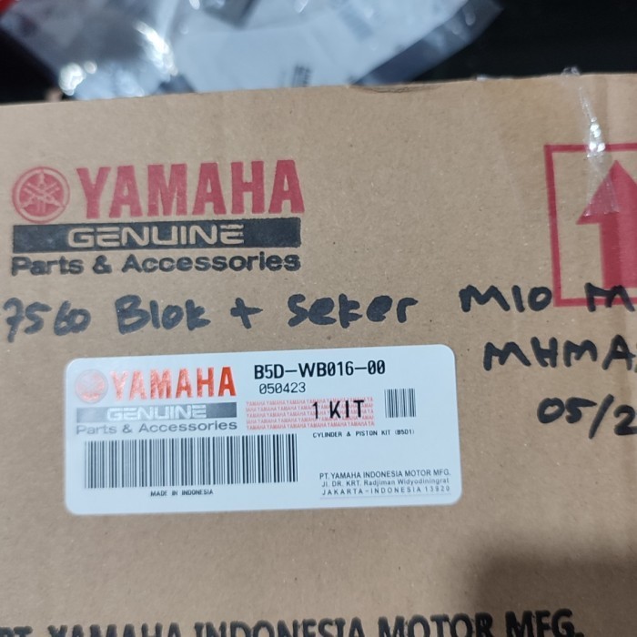 Blok Cylinder +Piston Kit Mio M3 Mio 125 Mio Z Original + Packing Blok, Head, Seal Klep TGP