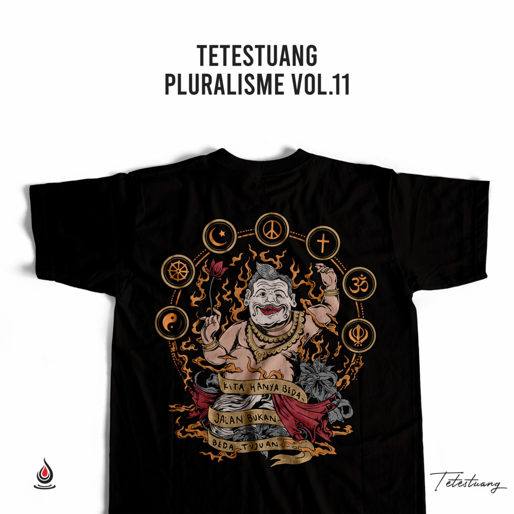 Tetestuang Kaos Pluralisme v11 | Premium Combed 24s - PLU 11