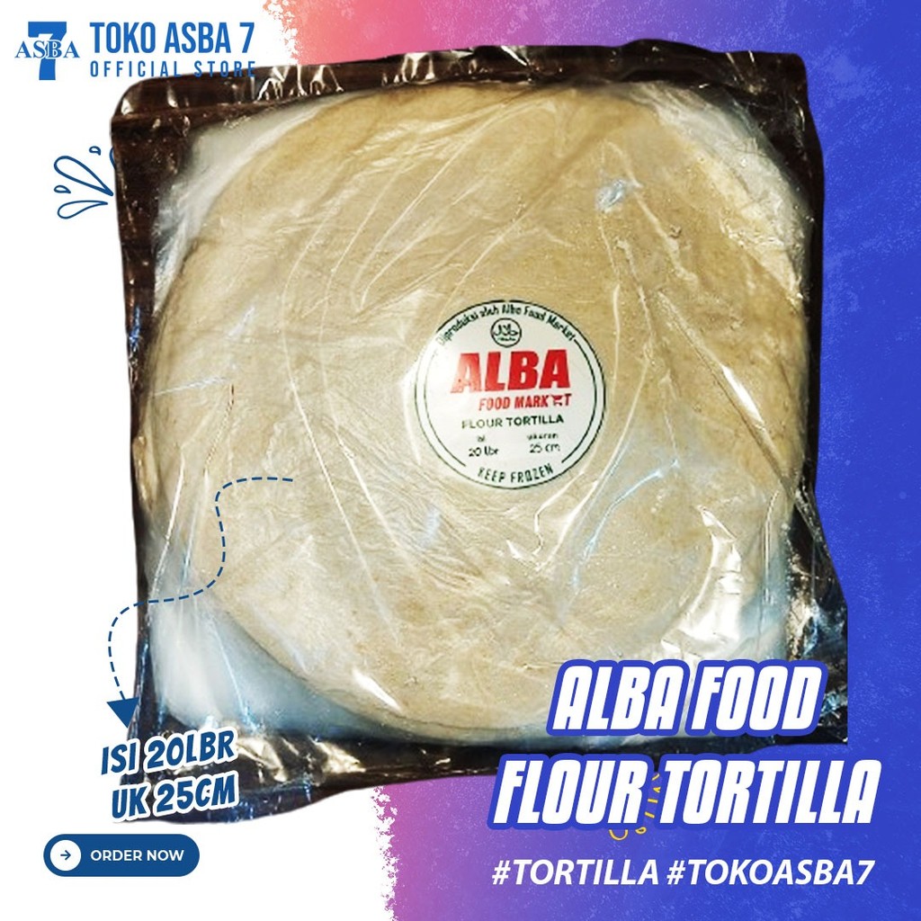 

ALBA FLOUR TORTILLA 25 CM 20 PCS