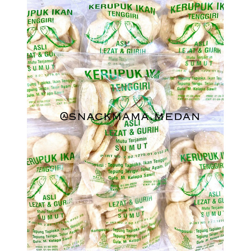 

KERUPUK IKAN KEMPLANG 180GR KHAS PALEMBANG / KEMPLANG IKAN