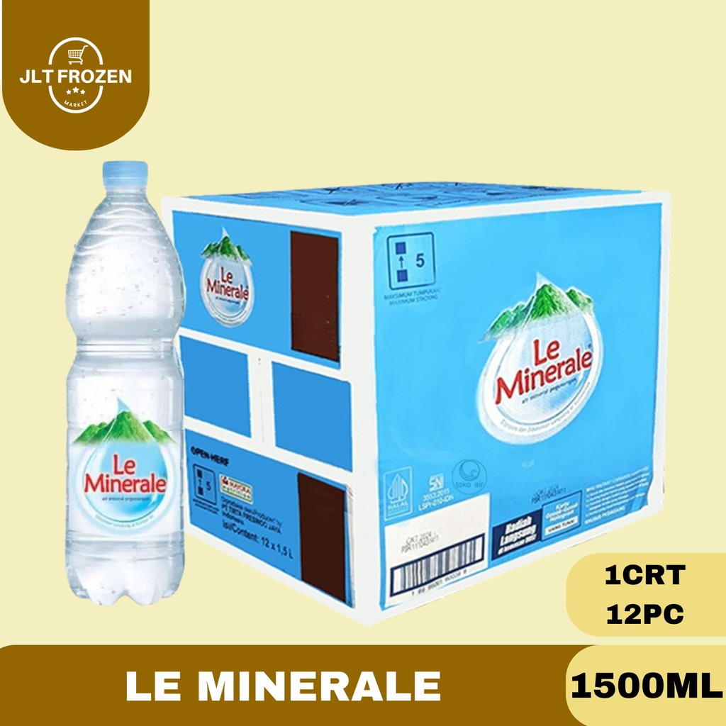 

Le-Minerale / Air Mineral Kemasan Botol 1500ml x 12pcs