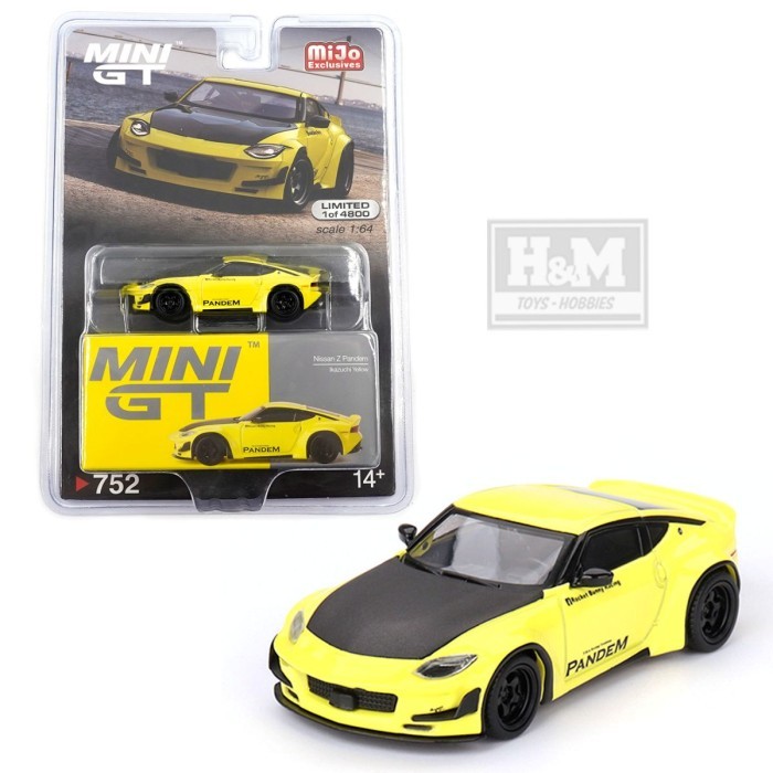 Mini GT Nissan Z Pandem – Ikazuchi Yellow - MJ