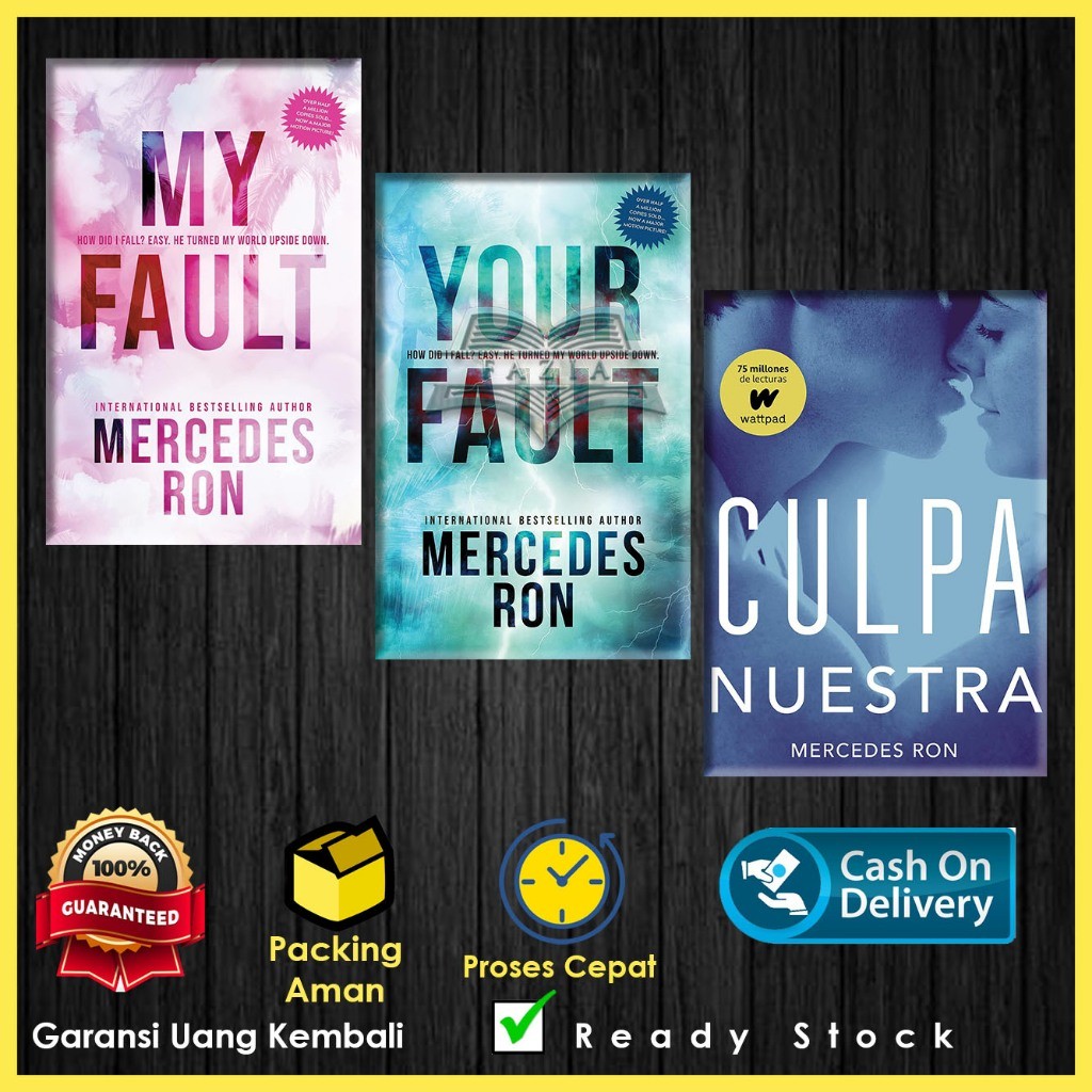 My Fault | Your Fault | Our Fault by Mercedes Ron (English/Indonesia)
