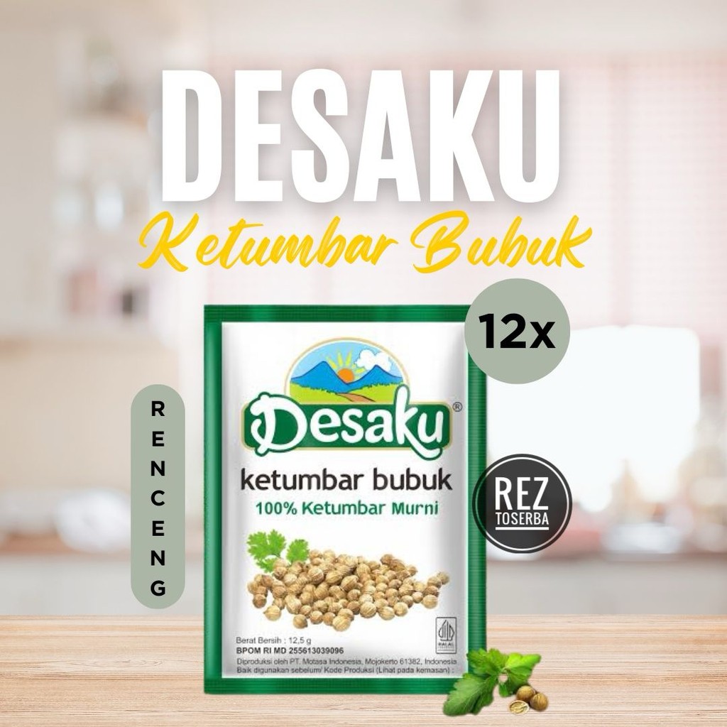 

DESAKU KETUMBAR BUBUK 1 RENCENG ISI 12 PCS