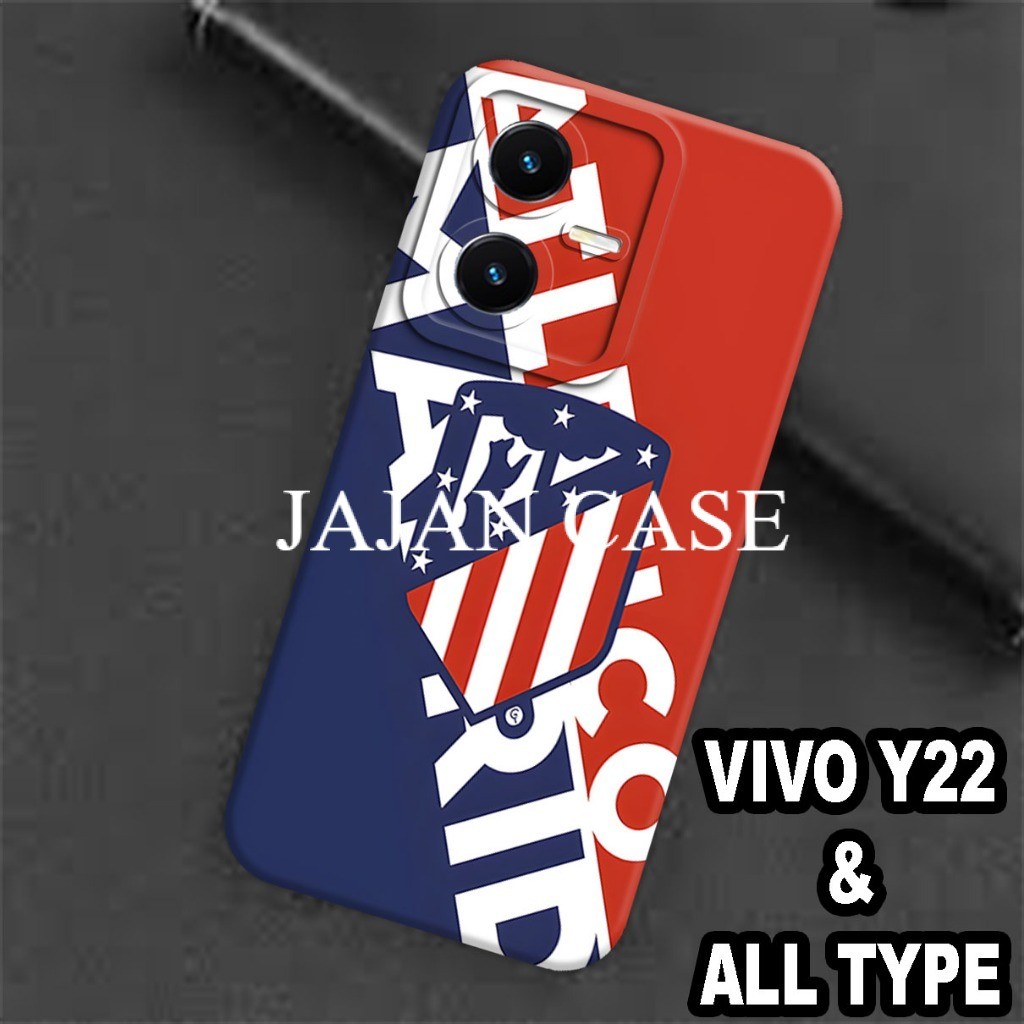(34) Softcase karet Hp VIVO Y22 / Case Bola / Case Cowok / Case VIVO Y22 Silikon Tpu Pro Camera / Ke