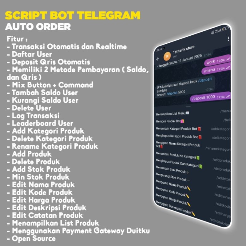 Script Bot Telegram Auto Order