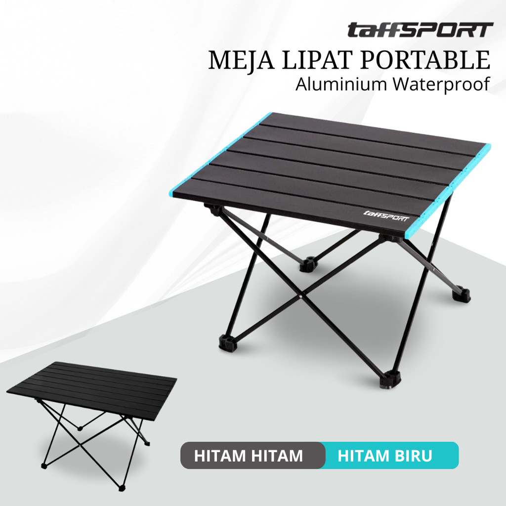 TaffSPORT Meja Lipat Piknik Foldable Aluminium Waterproof