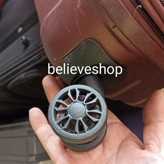 roda koper passport pnp universal  - hitam polos