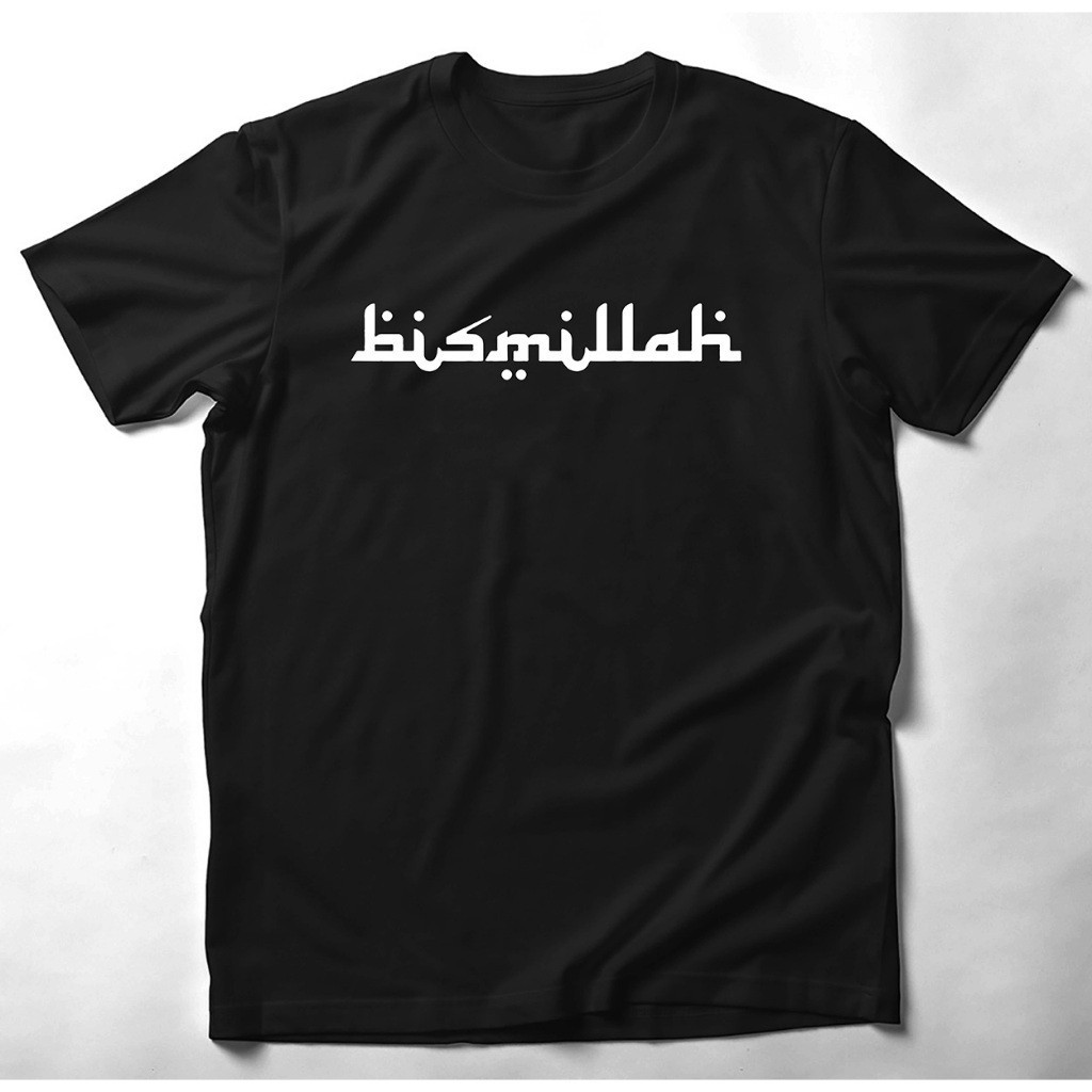 KFK //  T-shirt Baju Kaos Distro Islami Kaligrafi Bismillah
