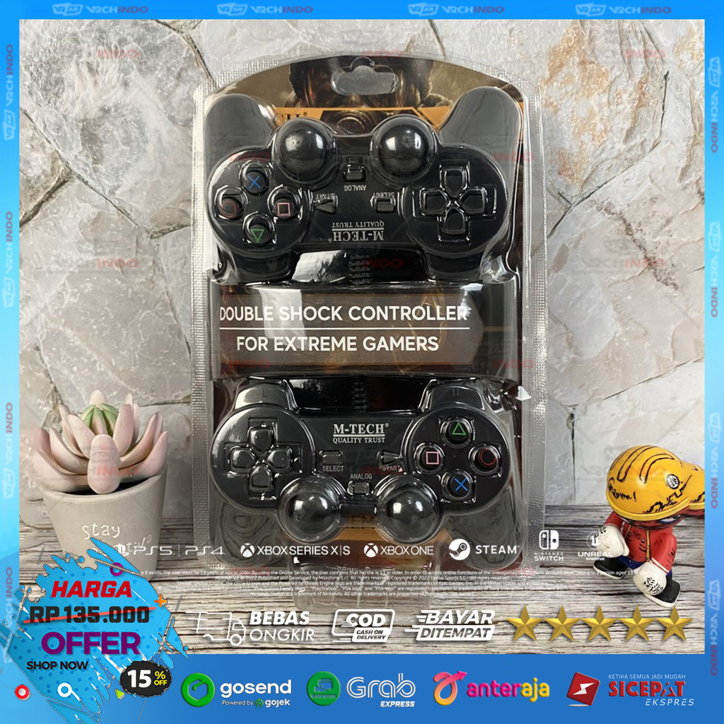 Stik Gamepad Dual Gamepad / JOYSTICK / Stik Game for PC / Komputer / Laptop 