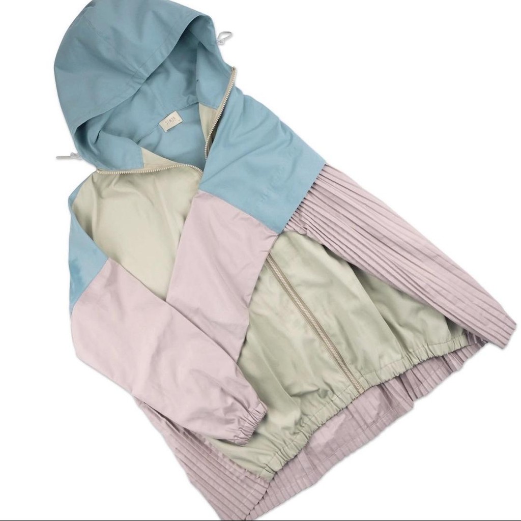 Senya x Rexona macaroon series water repellent - jaket olahraga outdoor original
