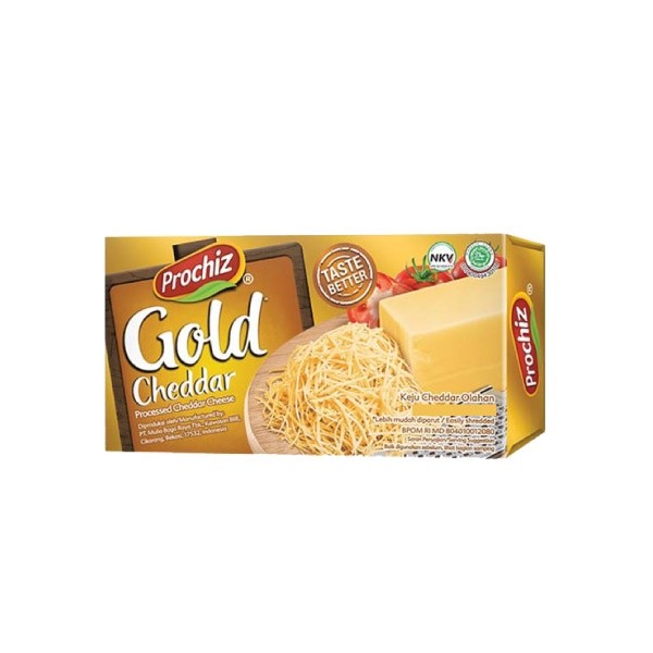 

Prochiz Cheddar Cheese Gold Keju 160 gr