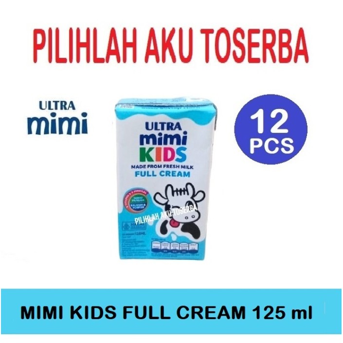

Susu Ultra Mimi Kids FULL CREAM 125 ml - ( HARGA 12 PCS )