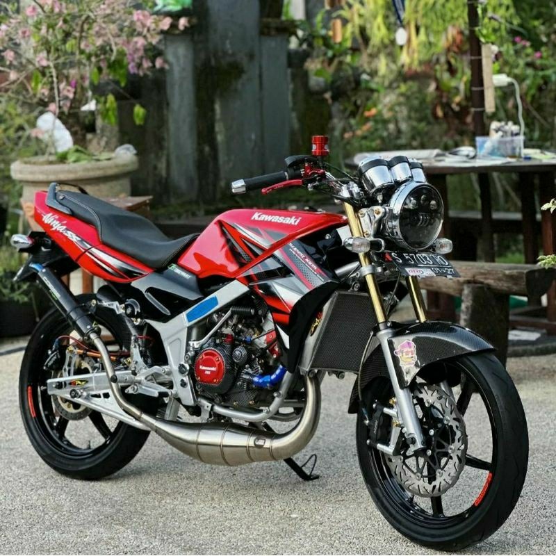Striping Ninja ss 2013 2014 merah Stiker Ninja ss 3014 merah Striping Lis decal Kawasaki ninja ss 20