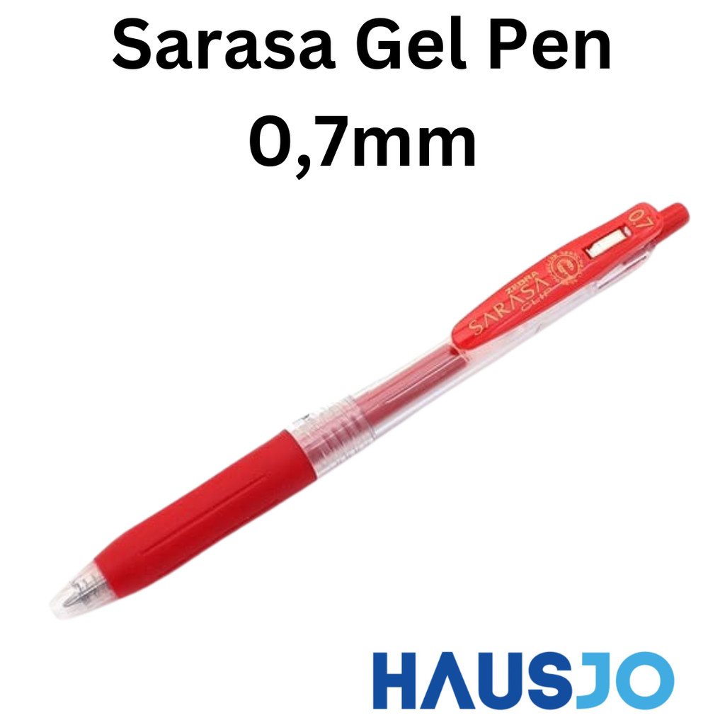 

Sarasa MERAH JJB15R Sarasa Zebra Gel Pen Clip Ink Red 0,7mm