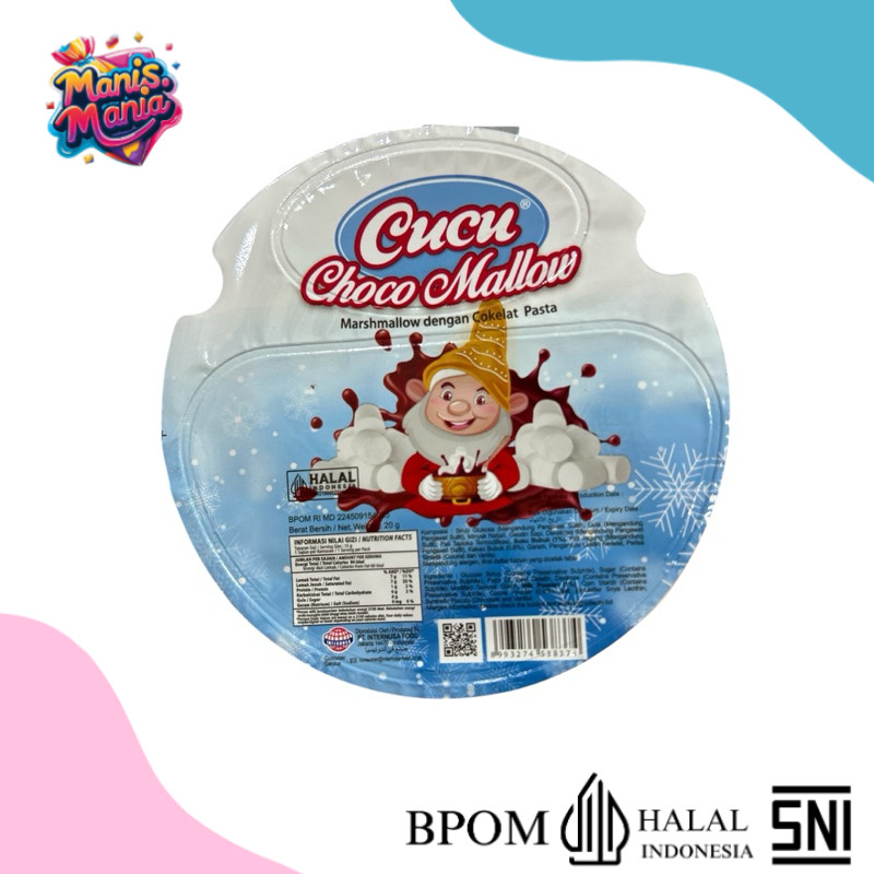 

Manis.mania cucu choco mallow coklat cucu choco mallow rasa pasta