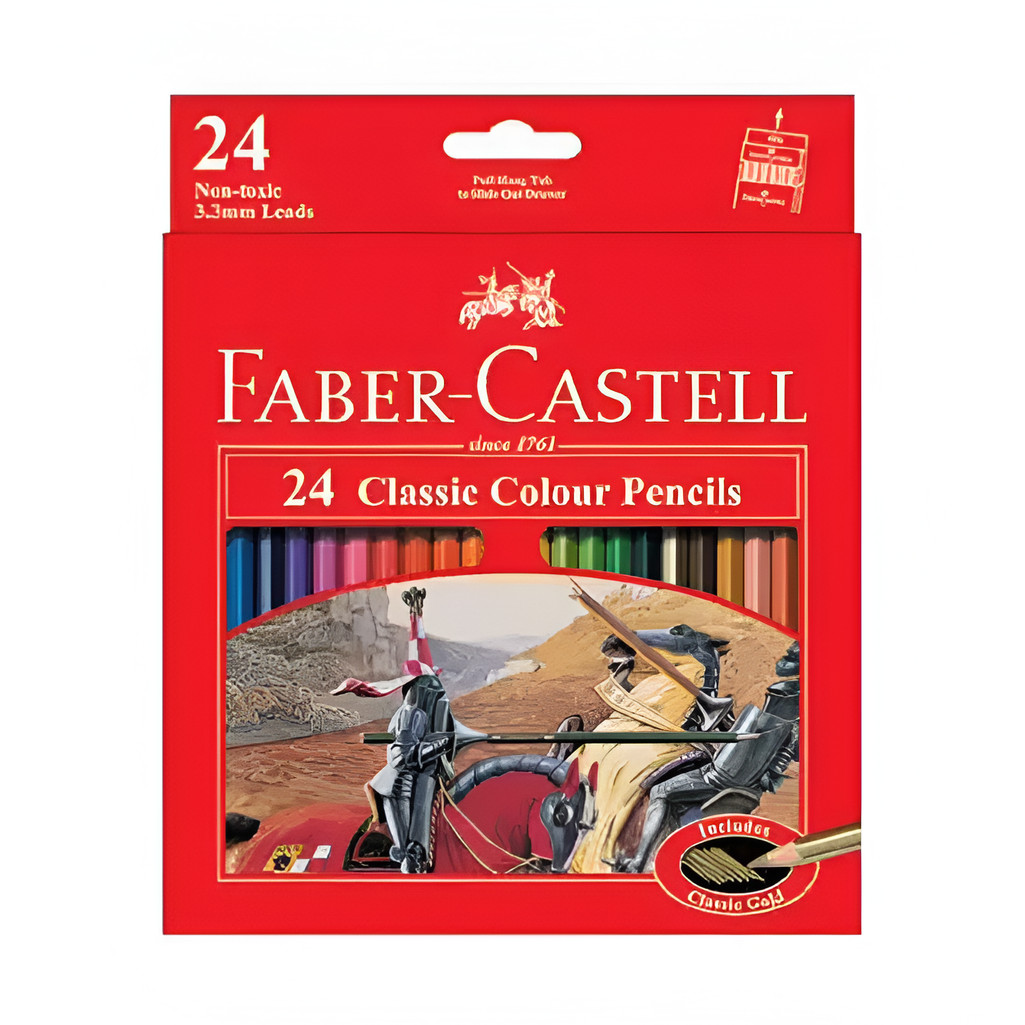 

Pensil Warna Faber Castell 24 Warna Classic Colour Pencil Panjang