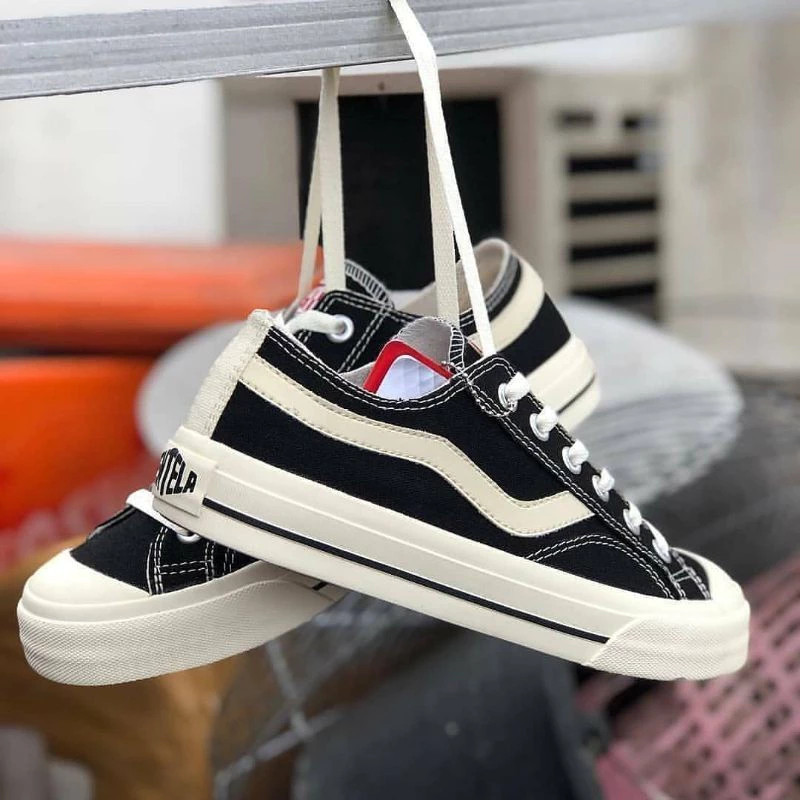 Sepatu Ventela Public Low Black Natural Original Ventela All Black Sepatu High Top Pria Wanita
