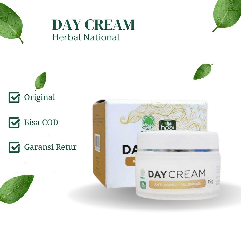

NEW ORIGINAL KRIM SIANG / BEAUTY DAY CARE CREAM / Herbal Halal Sehat Alami - HNI BPOM