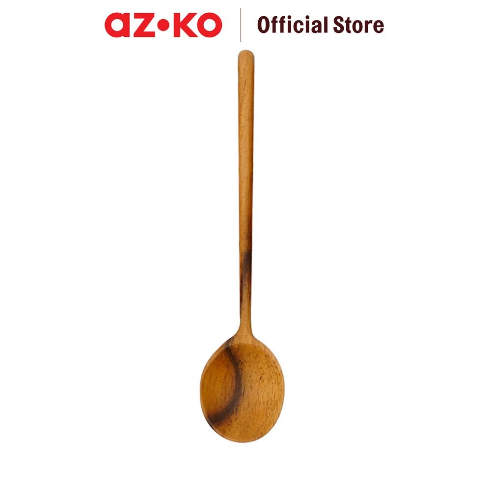 AZKO Kwas Sendok Kayu Teakwood Kw1-Sd 002 Peralatan Masak Perlengkapan Dapur Kitchen Utensils Wooden