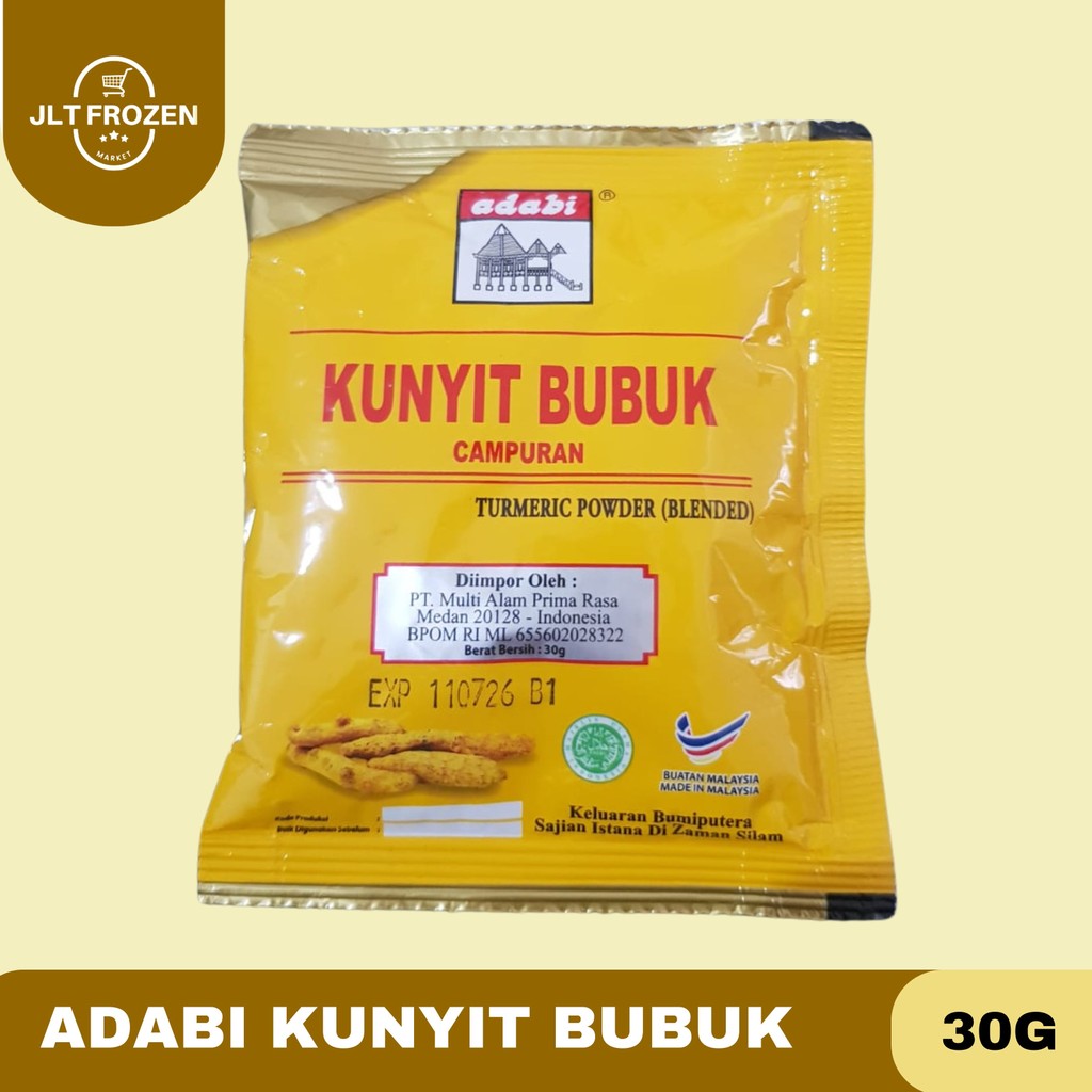 

Adabi Kunyit Bubuk Campuran / Turmeric Powder / Kunyit Powder Sachet 30g