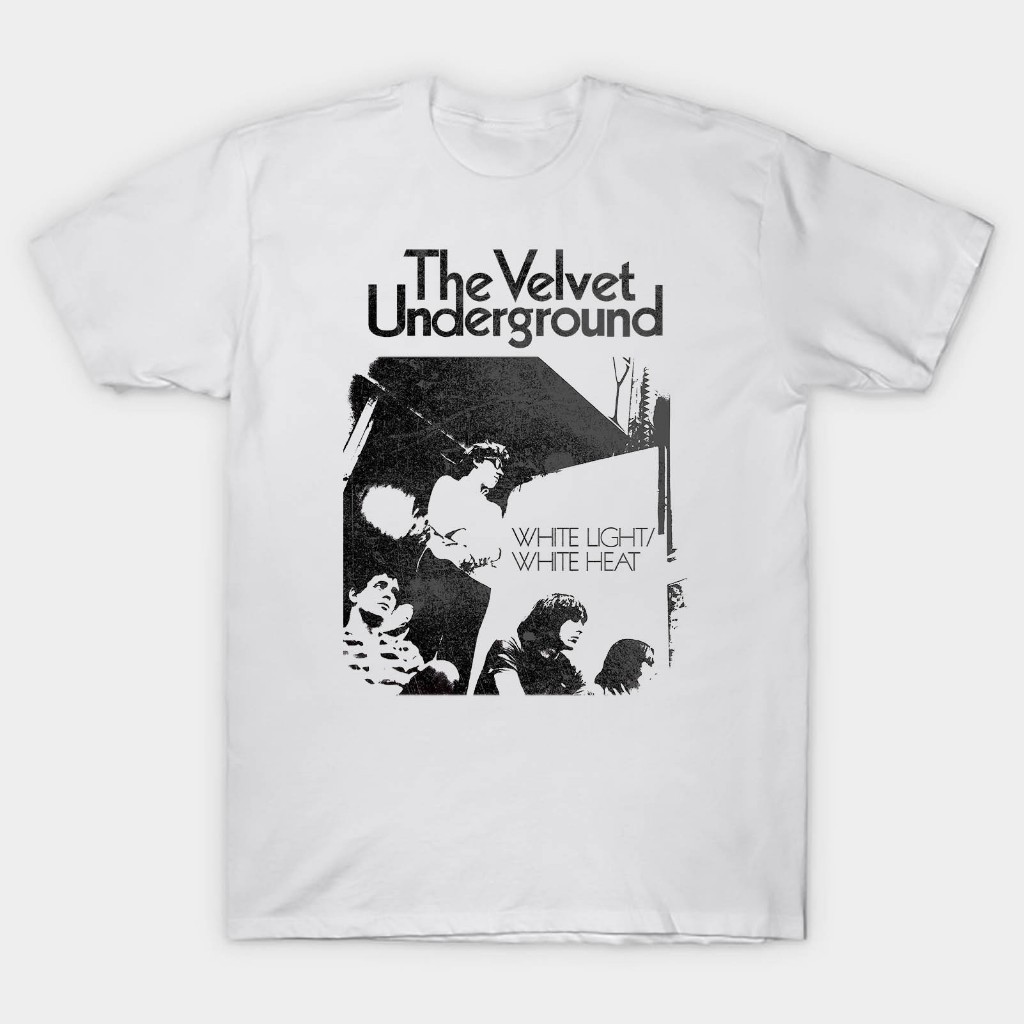 Kaos T shirt musik the velvet underground white light white heat