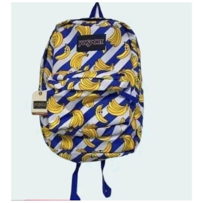 TAS JANSPORT MOTIF BANANA