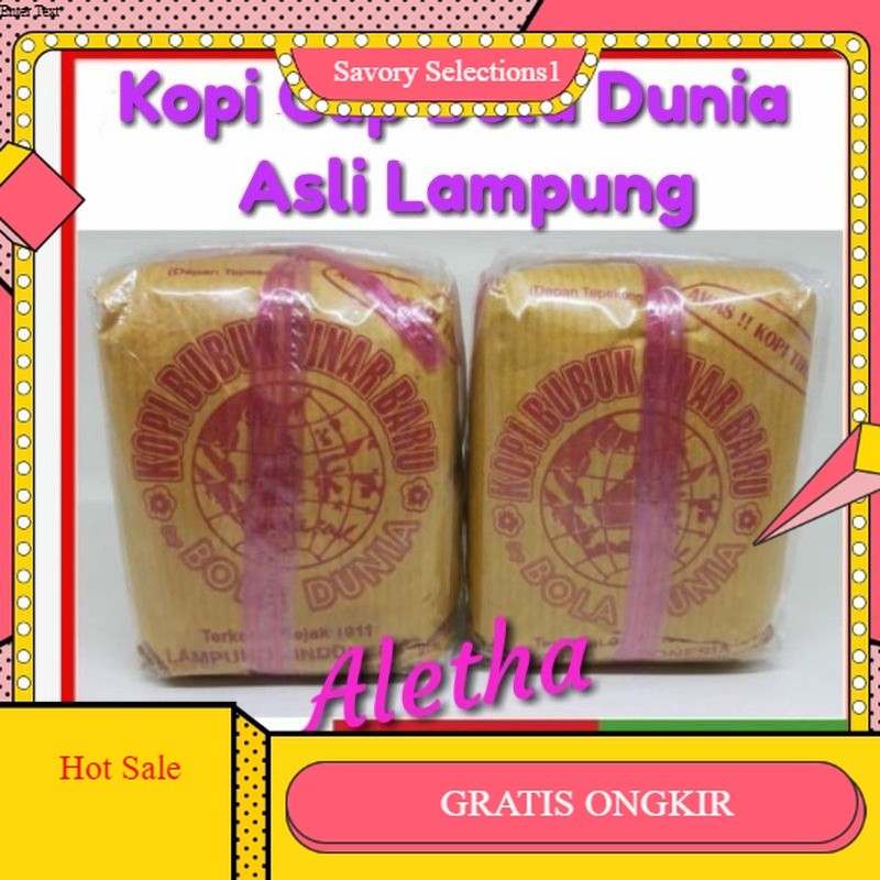 

【SAVORY】 FLASH SALE!! Kopi bubuk Sinar Baru cap Bola Dunia. Asli Lampung.