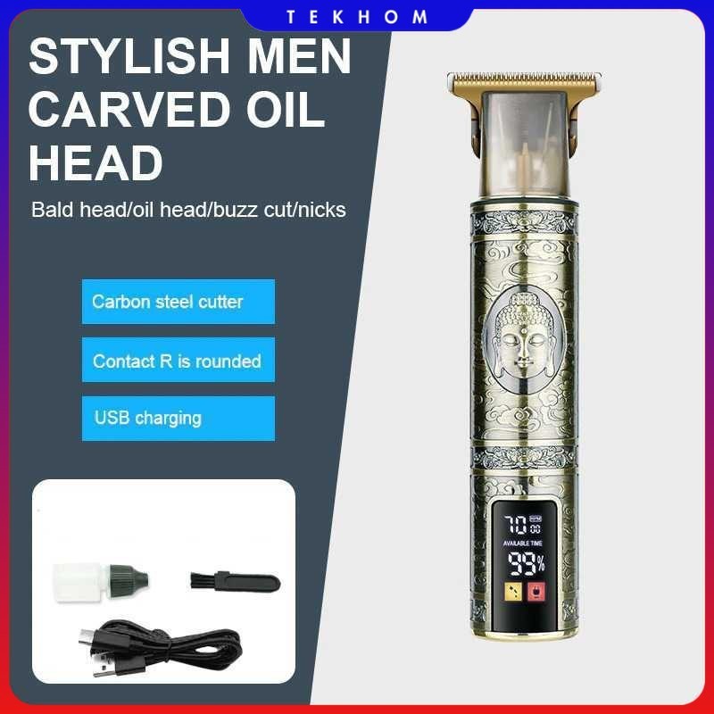 Alat Cukur Rambut Elektrik Hair Clipper Trimmer Model Buddha - T9