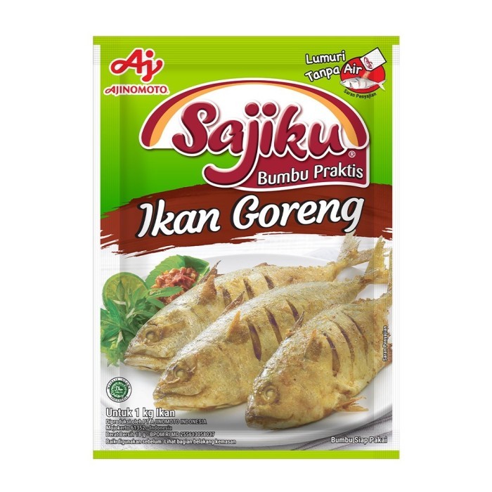

New Item (S) SAJIKU BUMBU IKAN GORENG 18G