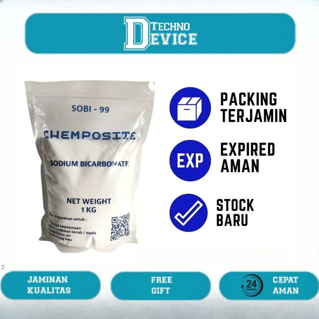 

Soda Kue - Baking soda - sodium Bicarbonate - sobi kemasan 1 kg