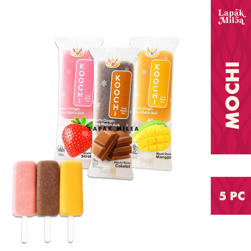 

[BUNDLING 5 PC] Koochi Mochi Stik Ice Cream isi Selai Lumer Viral