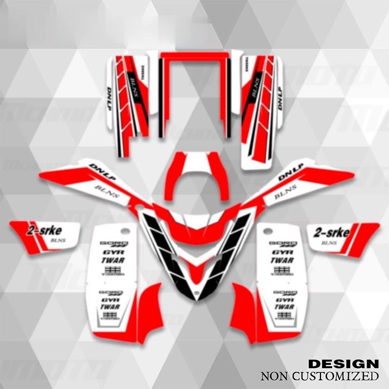 Motorcycle Decals Stickers Backgrounds Graphics Kits For YAMAHA Blaster YFS200 YFS 200 1988-2006
