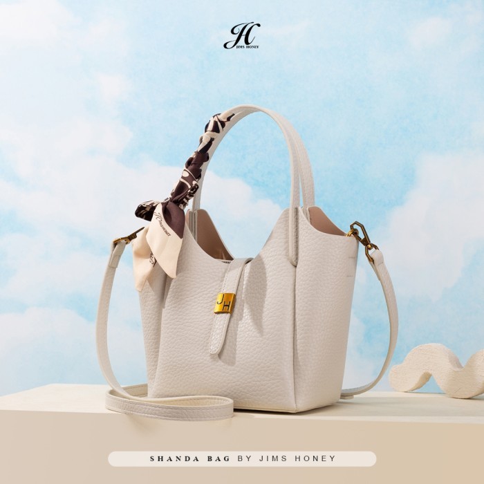 ✨W.H.Sw✨ - TERBARU Jims Honey - Shanda Bag - Tas Selempang Wanita - White