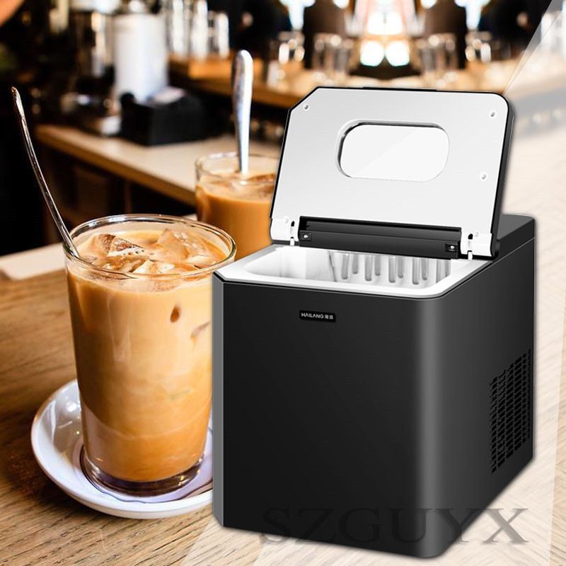 Fully automatic household desktop ice cube ice machine commercial ice cube size adjustable bar KTV t
