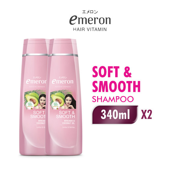 TM Emeron Shampoo Soft and Smooth 340 ml x 2 pcs