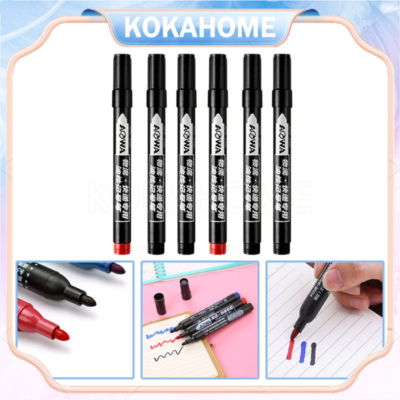 

spidol permanent/spidol hitam biru merah/spidol permanen tahan air