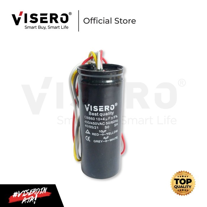 Capacitor/Kapasitor Mesin Cuci 450V4+10 Visero