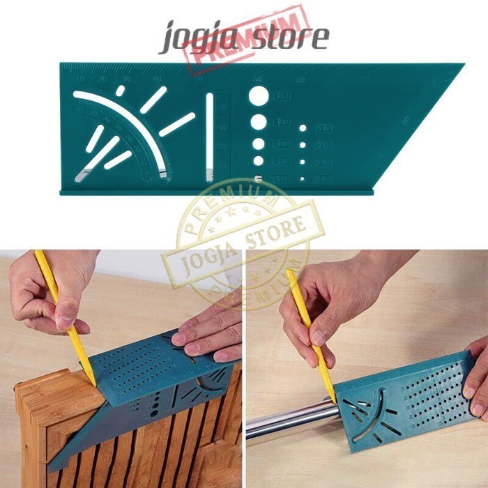 Penggaris Siku Tukang Bangungan Mistar Siku T-Type Ruler 90 Derajat
