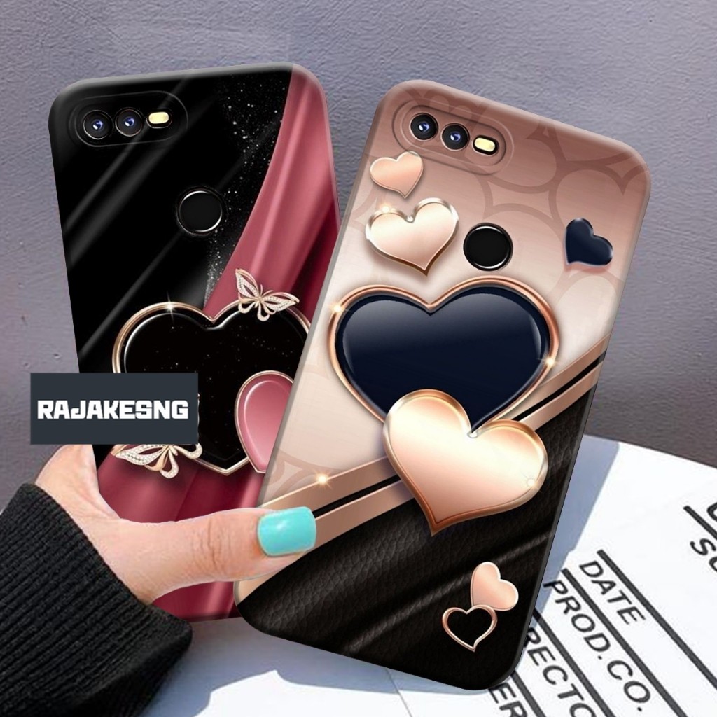 RAJAKESING Case Oppo A5s A7 A12 A11K F9 REALME 2 PRO A3S A1K REALME C2 Motif Aesthetic Lovely Elegan