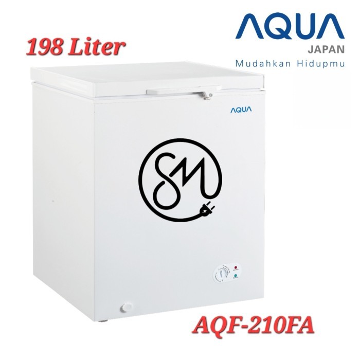 Chest Freezer AQUA AQF-210FA 198 Liter AQF210FA Freezer Box AQF 210 FA