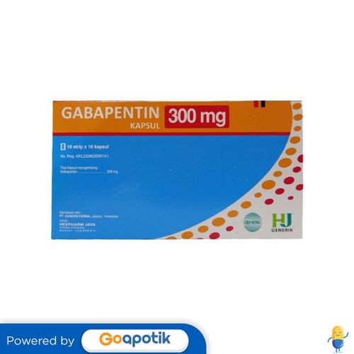Gabapentin Hexpharm 300 Mg Box 100 Kapsul