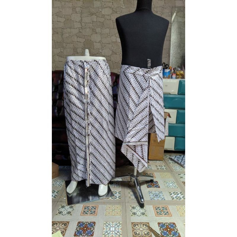 Promoo Kain Sunda sepasang kain jarik pengantin pria adat sunda