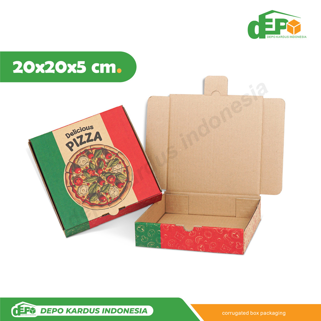 

Box :Pizza 20x20x5