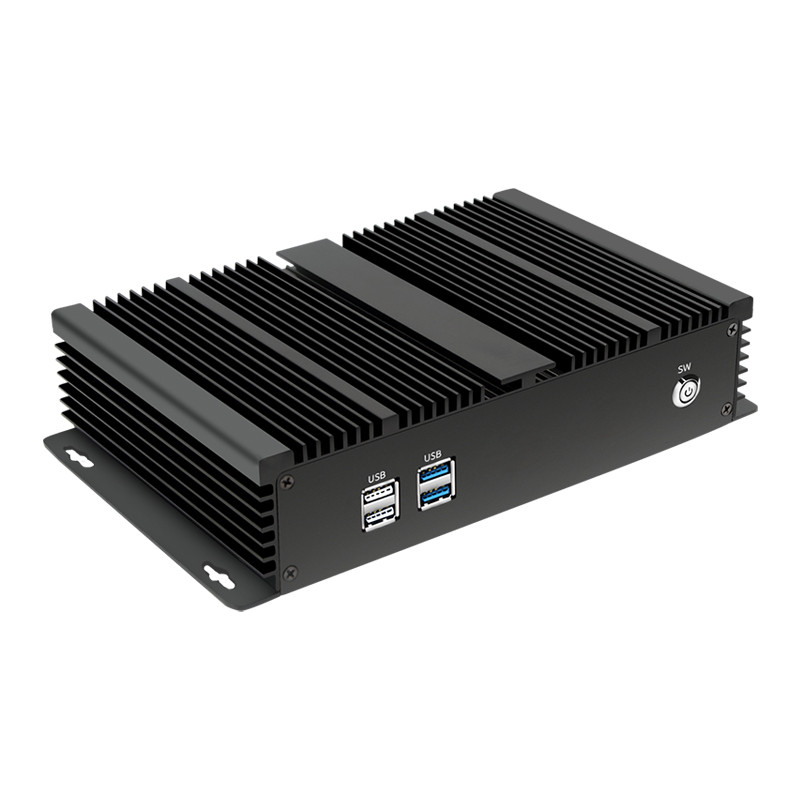 

Fanless Mini PC Core i7 5500U i5 4200U i3 5005U 2955U Industrial Rugged Computer Dual LAN 2 x COM 6 x COM HDMI VGA WiFi Win10