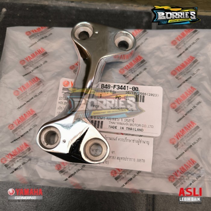 Raiser Klem Stang Stir chrome krom Yamaha Xabre pnp RX King Vixion Sco berkualitas