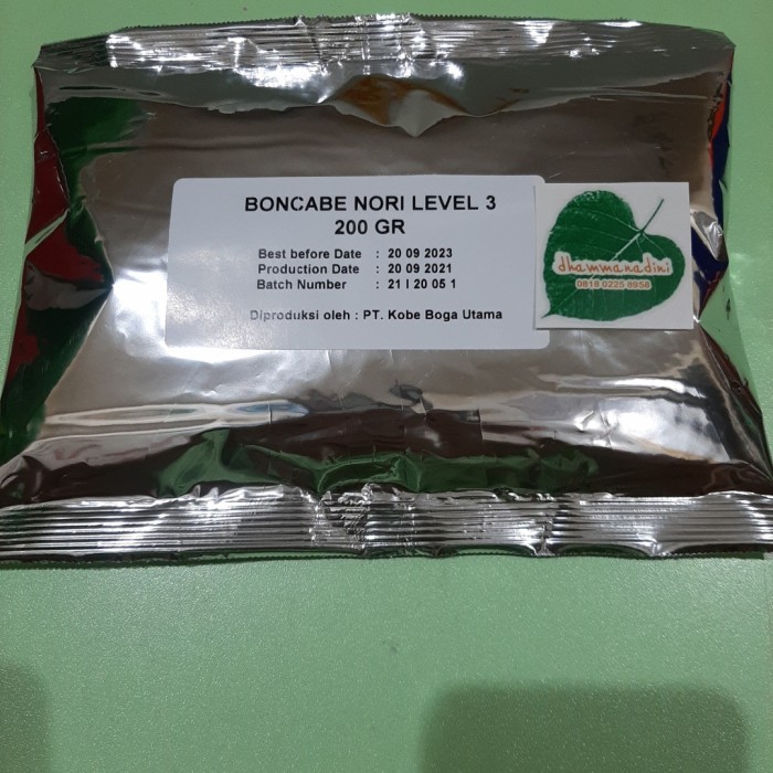 

✨TERLARIS -Bon Cabe Nori Seaweed Kobe Level 3 200 gr