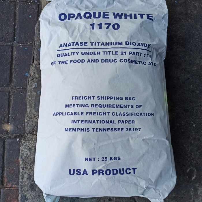 

✨NEW✨ -Opaque White / Titanium Dioxide / Titan / Pemutih Makanan 1Kg